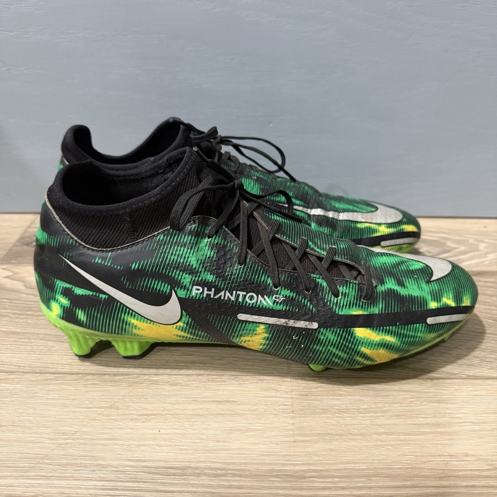 Nike Mens Phantom GT2 Pro FG Shockwave Soccer Cleat Size 11 DM0734-003 Flyknit